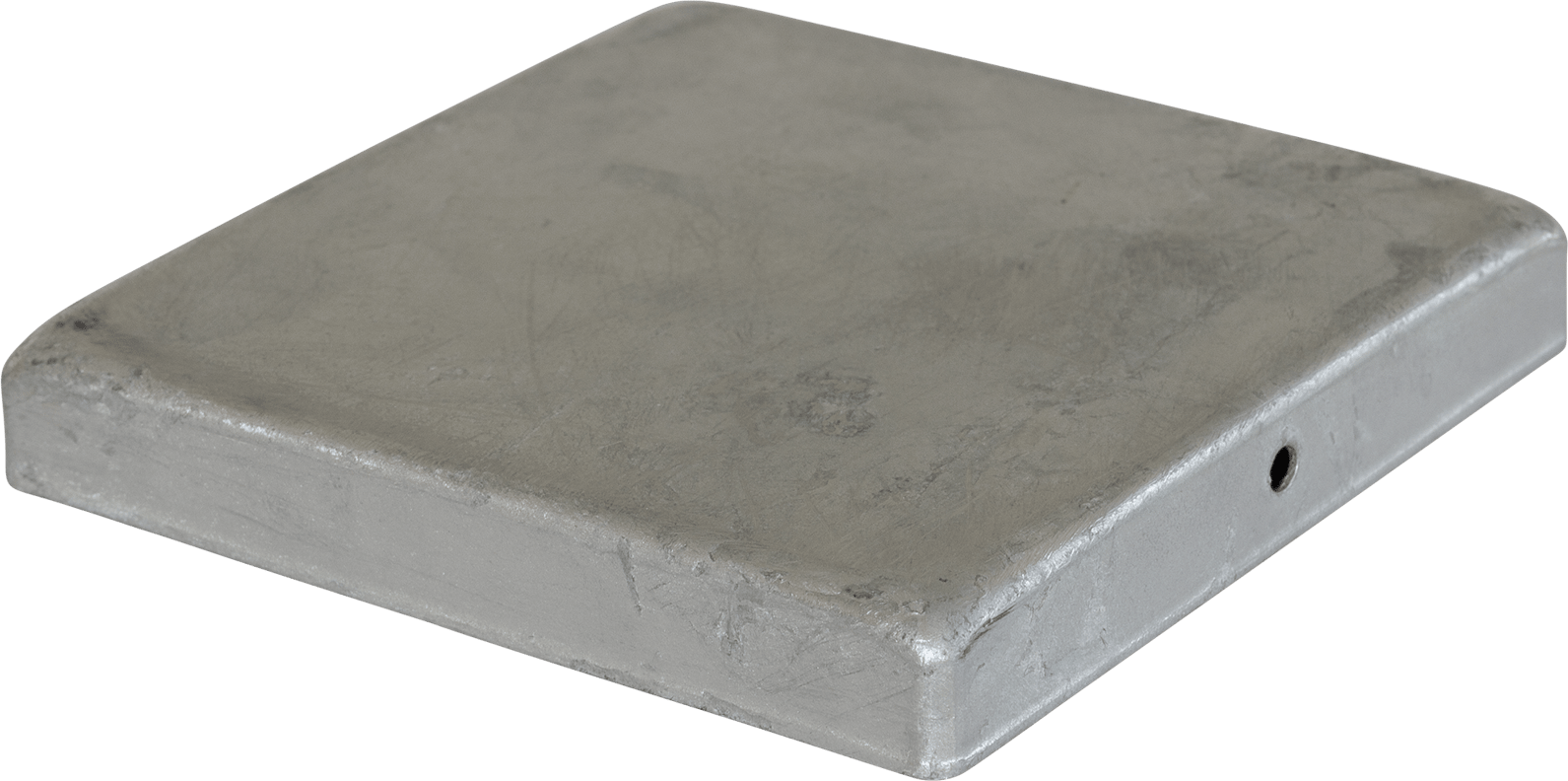 2457544 PLUS CLASSIC STOLPEHAT 91X91MM VARMGALVANISERET MED SKRUER