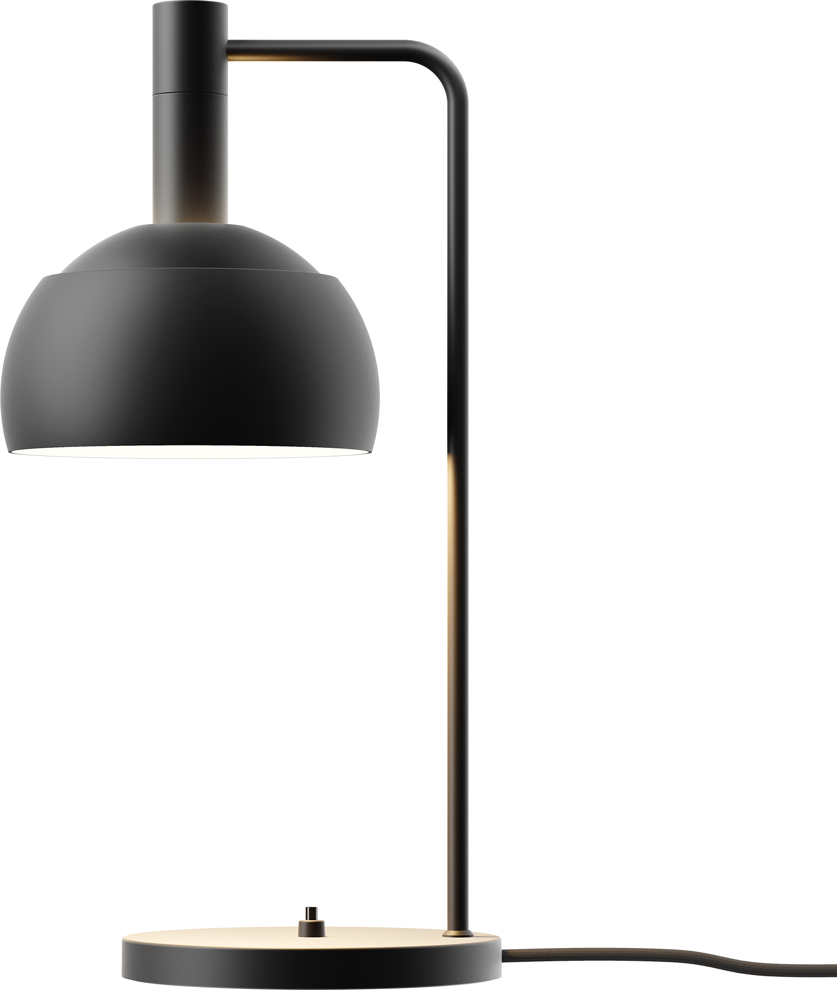 9147710 FJ ELEMENTS BORDLAMPE SORT Ø175MM 1