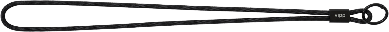 9147730 VIPP320 KEY STRAP NØGLERING SHELTER BLACK 45CM 1
