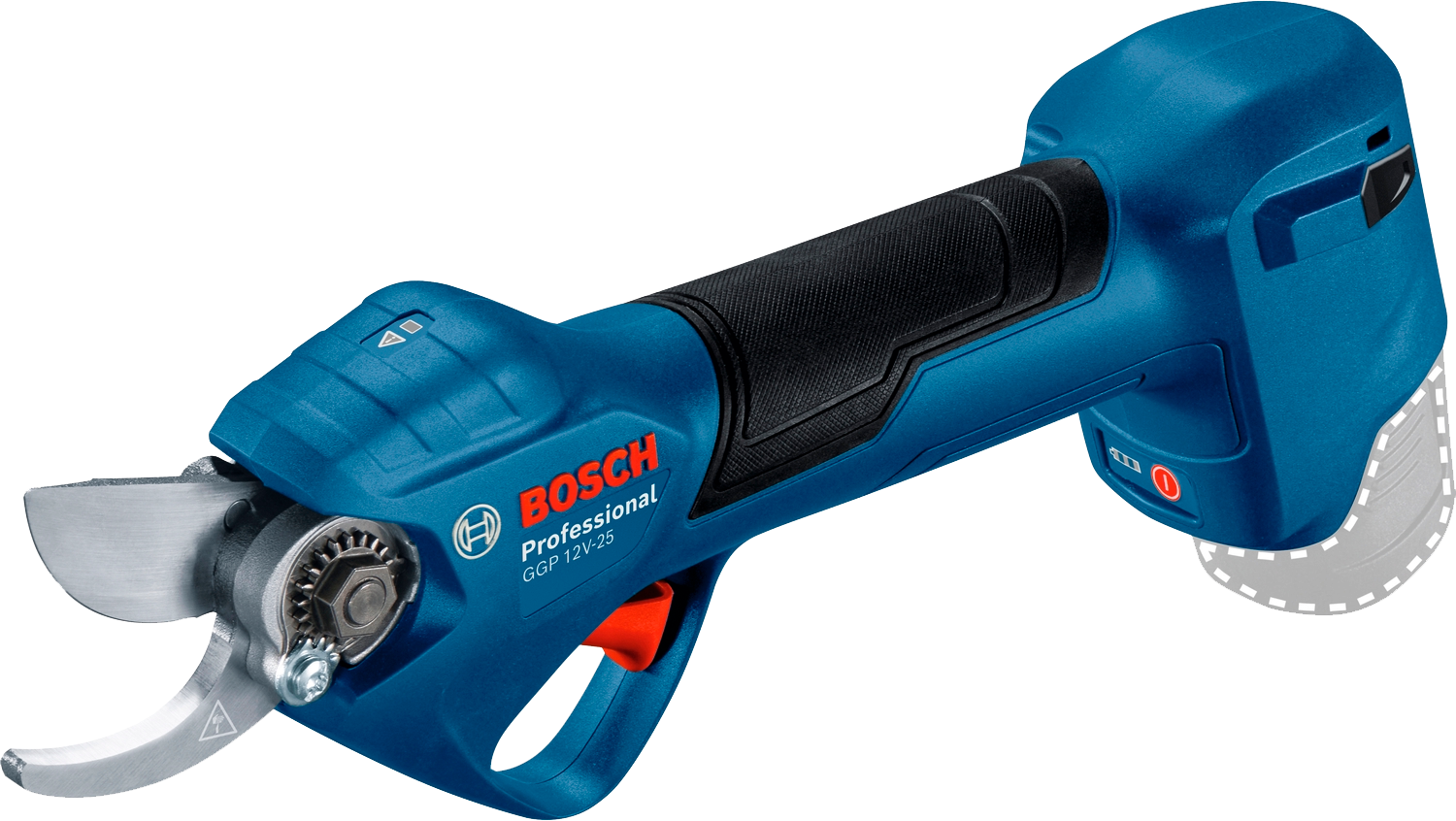 7444586 BOSCH 12V BESKÆRERSAKS UDEN BATTERI OG LADER