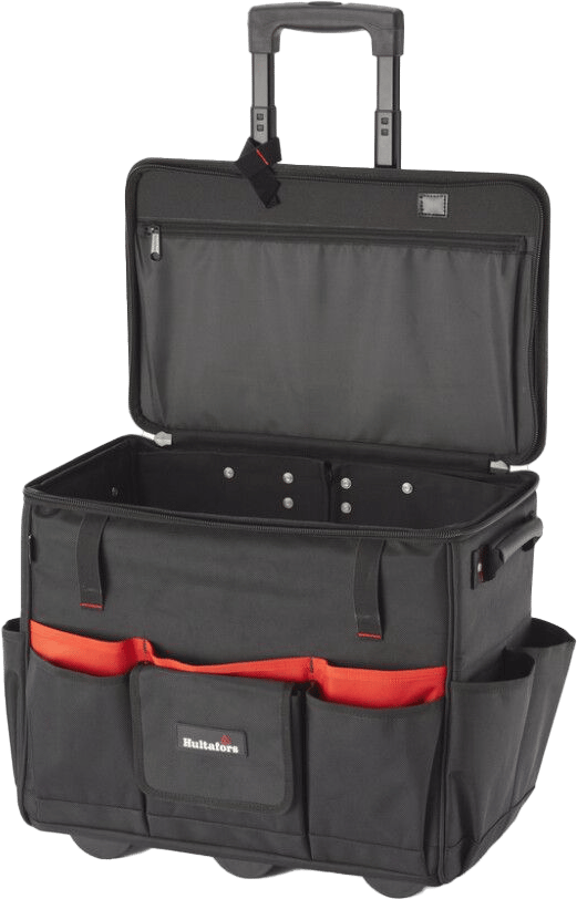 2406709 HULTAFORS VÆRKTØJSTASKE TROLLEY 53X37X47CM 33 LOMMER OG HOLDER TIL VATERPAS 5