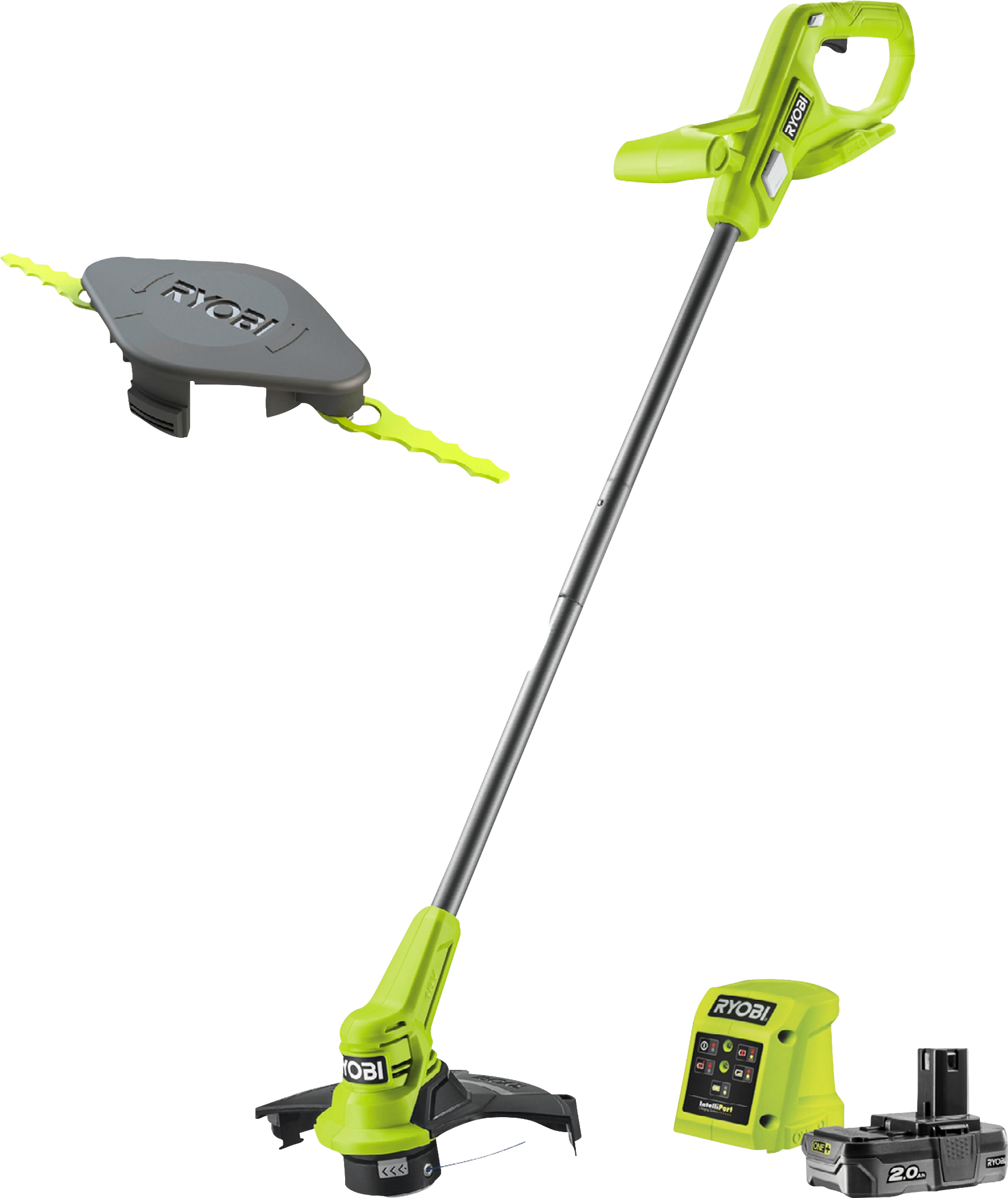 01186 RYOBIGRÆSTRIMMER RY18LT23A 120 INKL. GRÆSTRIMMERHOVED RAC155
