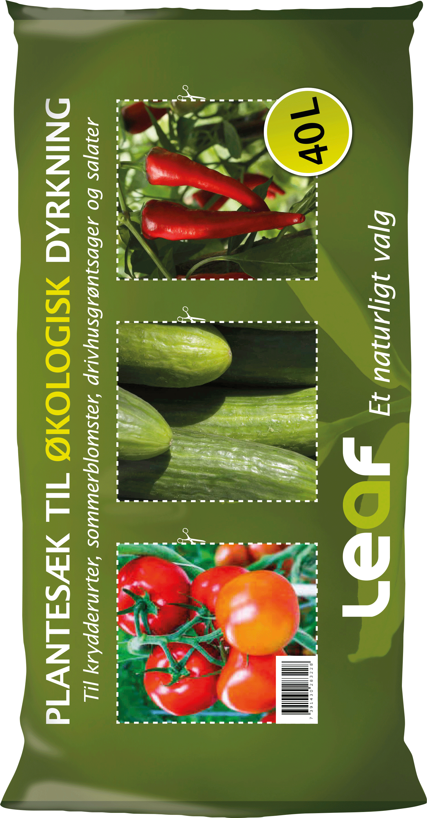 2082002 LEAF ØKOLOGISK PLANTESÆK 40L 1