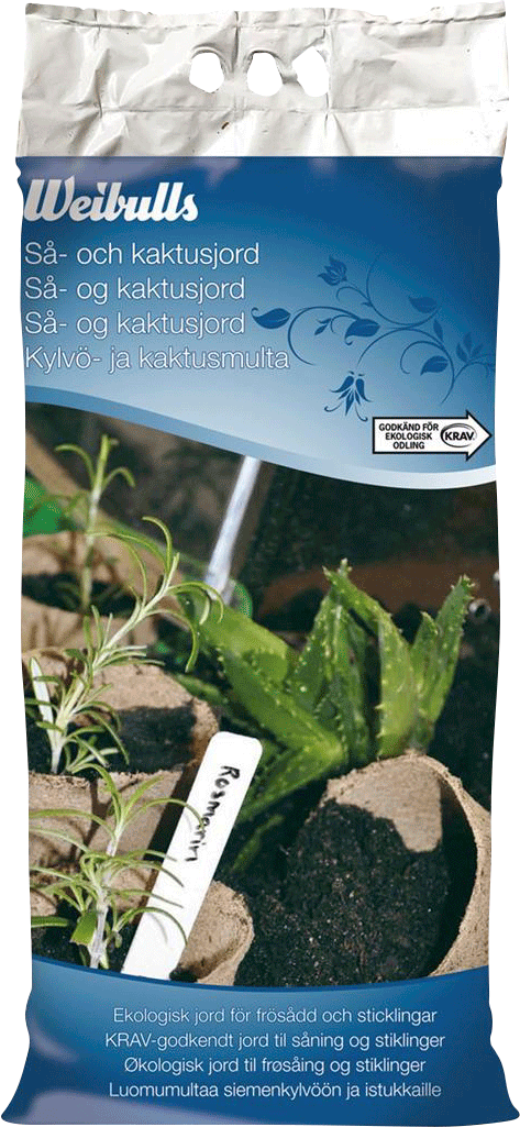1884539 WEIBULLS SÅ OG KAKTUSJORD 18L