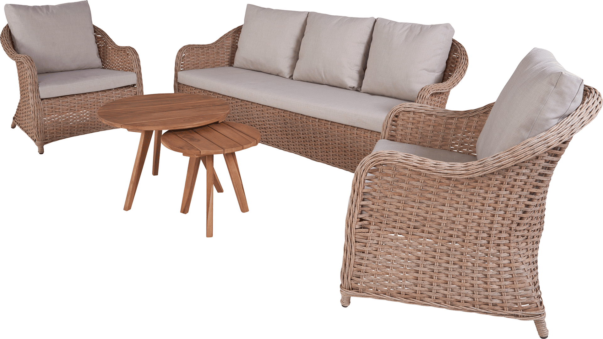 2422416 SYMI SOFASÆT NATUR 1 SOFA 2STOLE INCL. VANDAFVISENDE HYNDER 3