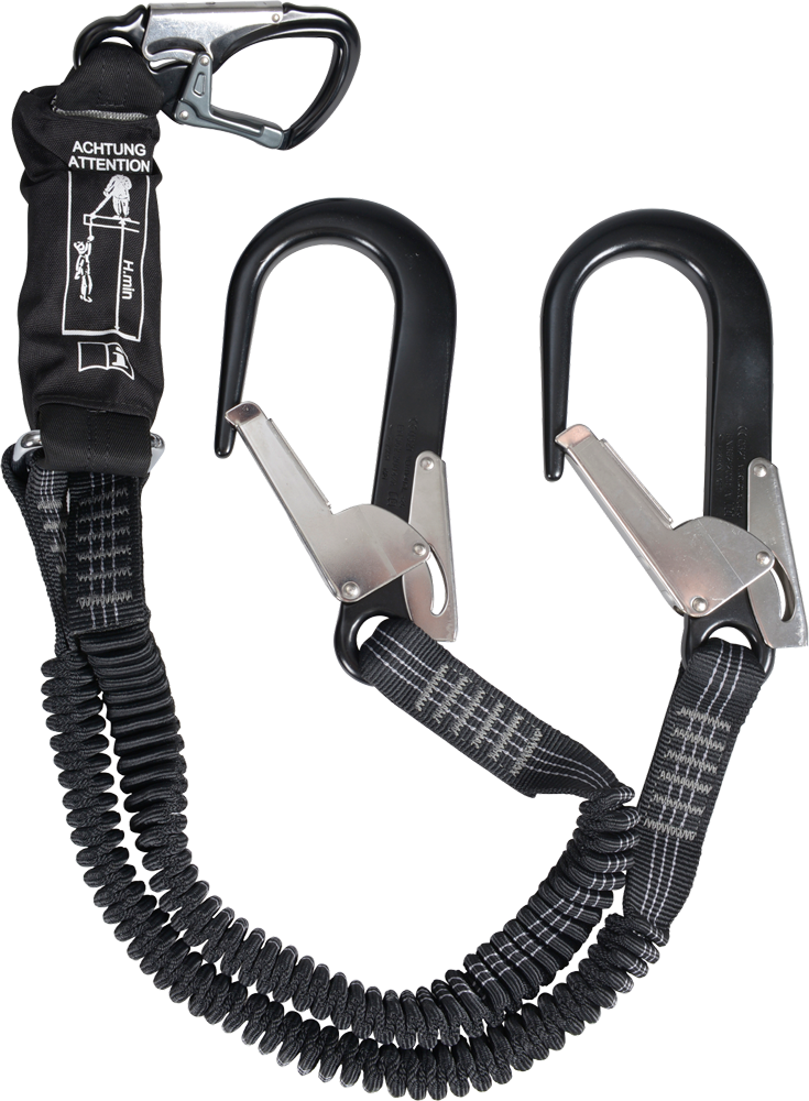 1703112 OX ON Twin Safety Lanyard Comfort 2M