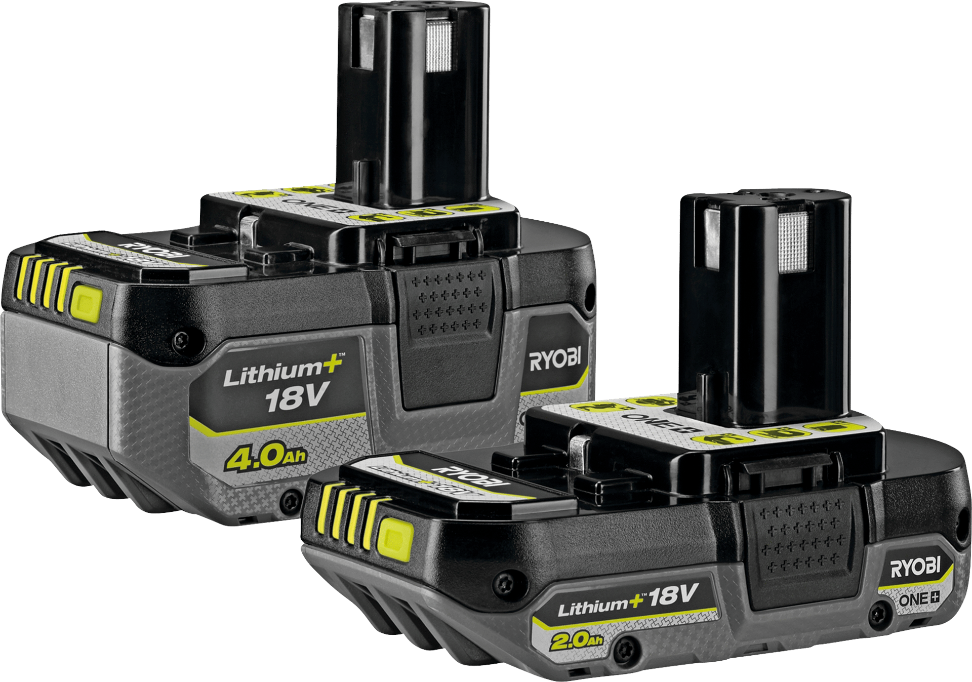 2265633 RYOBI 18V BATTERISÆT 1X2,0AH BATTERI & 1X4,0AH BATTERI