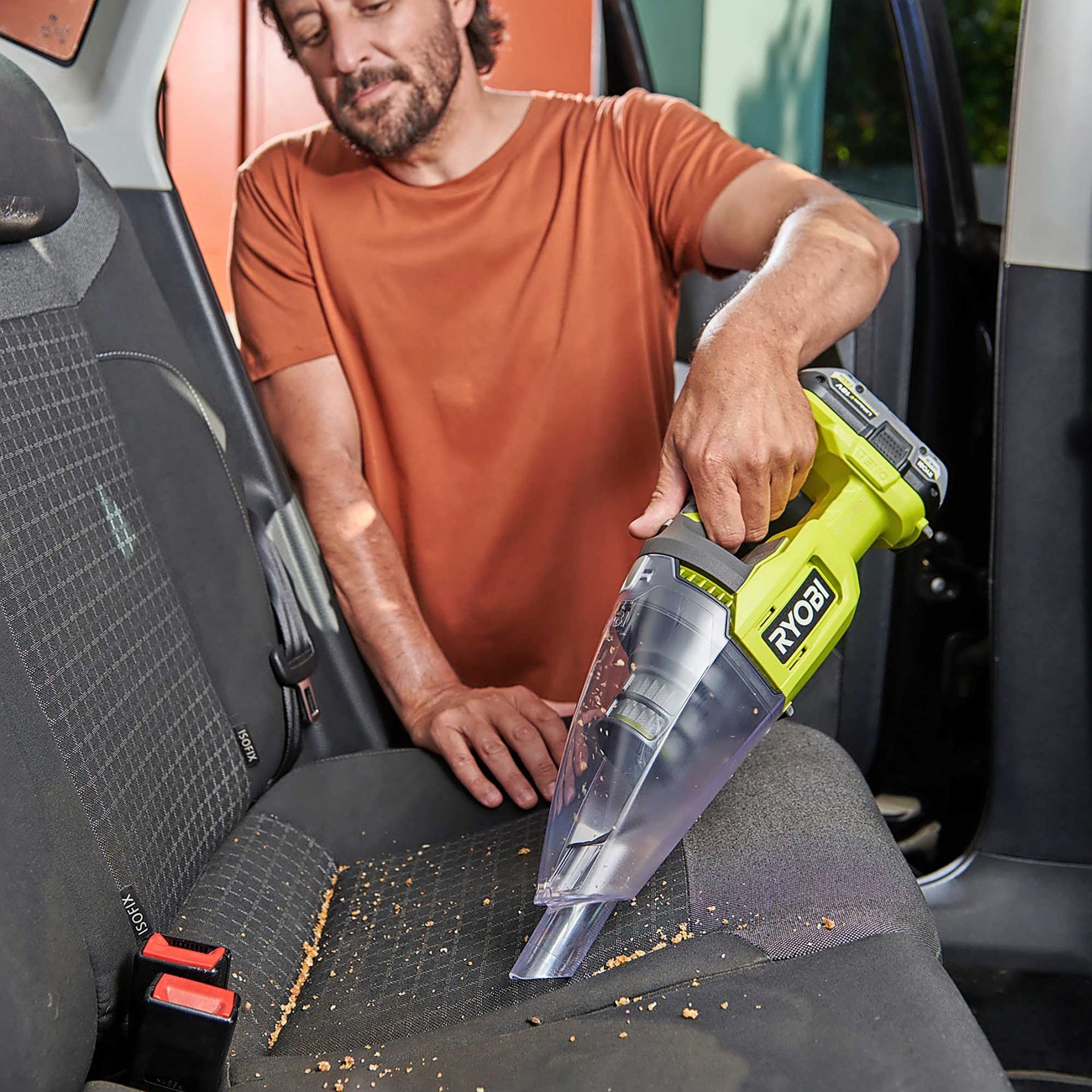 2278882 RYOBI AKKUSTØVSUGER RHV18 0 UDEN BATTERI OG LADER 3