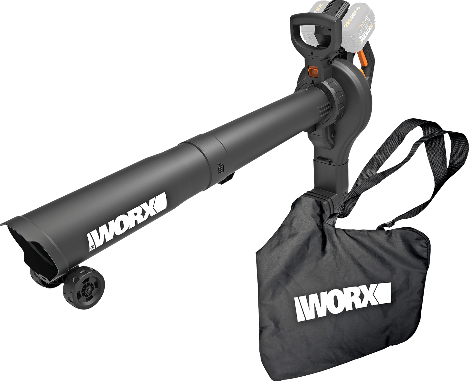 2145515 WORX 20V LØVSUGER BLÆSER, WG583E.9 UDEN BATTERIER OG LADER