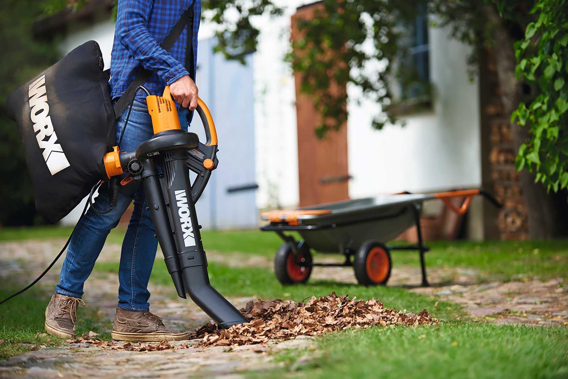 2056507 WORX LØVSUGER OG BLÆSER WG505E 3000W 230V 2