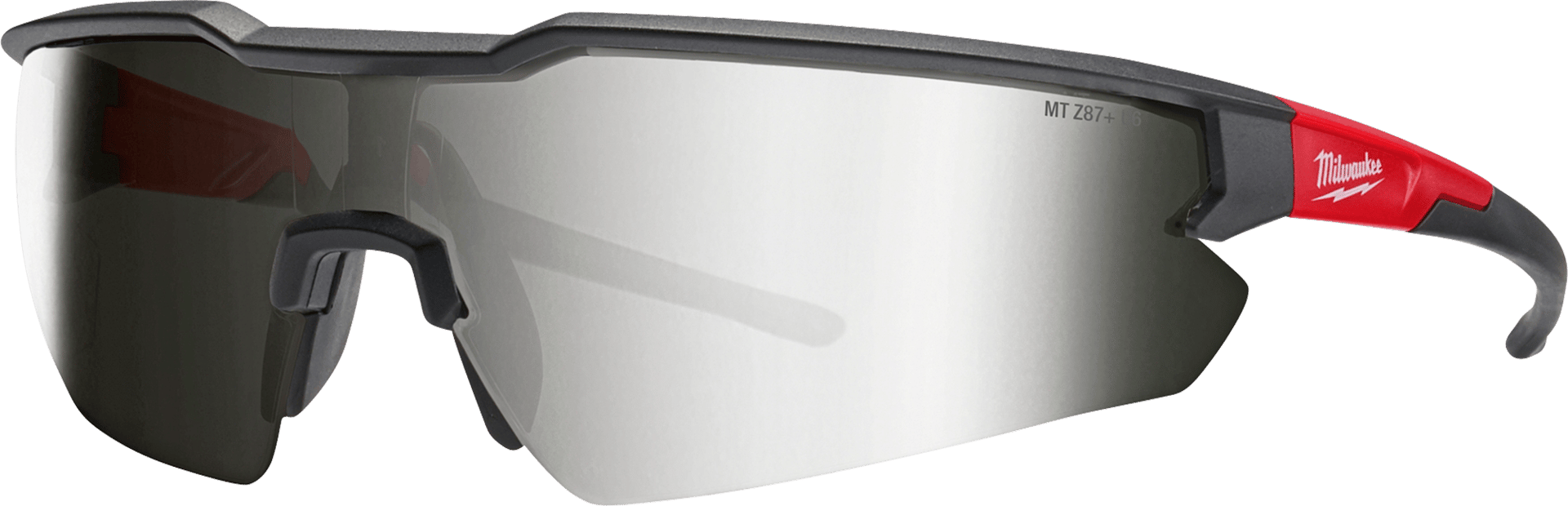 2457812 MILWAUKEE SIKKERHEDSBRILLE SØLV SPEJLGLAS 1