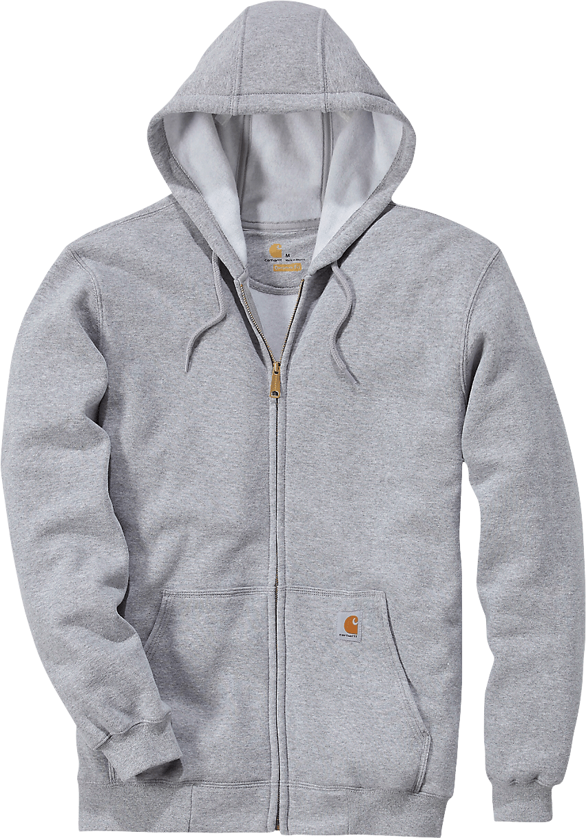1628566 CARHARTT SWEATSHIRT GRÅ S ZIP HOODED