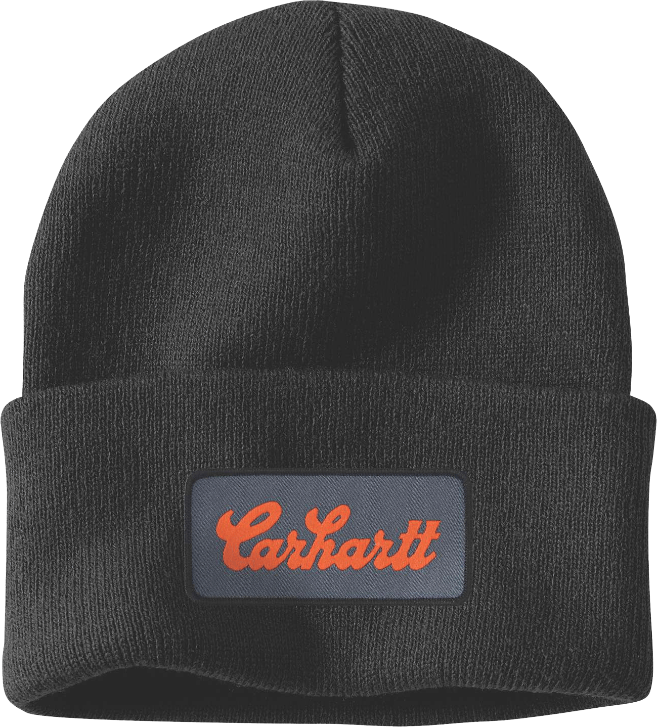 2499569 CARHARTT HUE MED STRIKKET LOGO SORT (1)