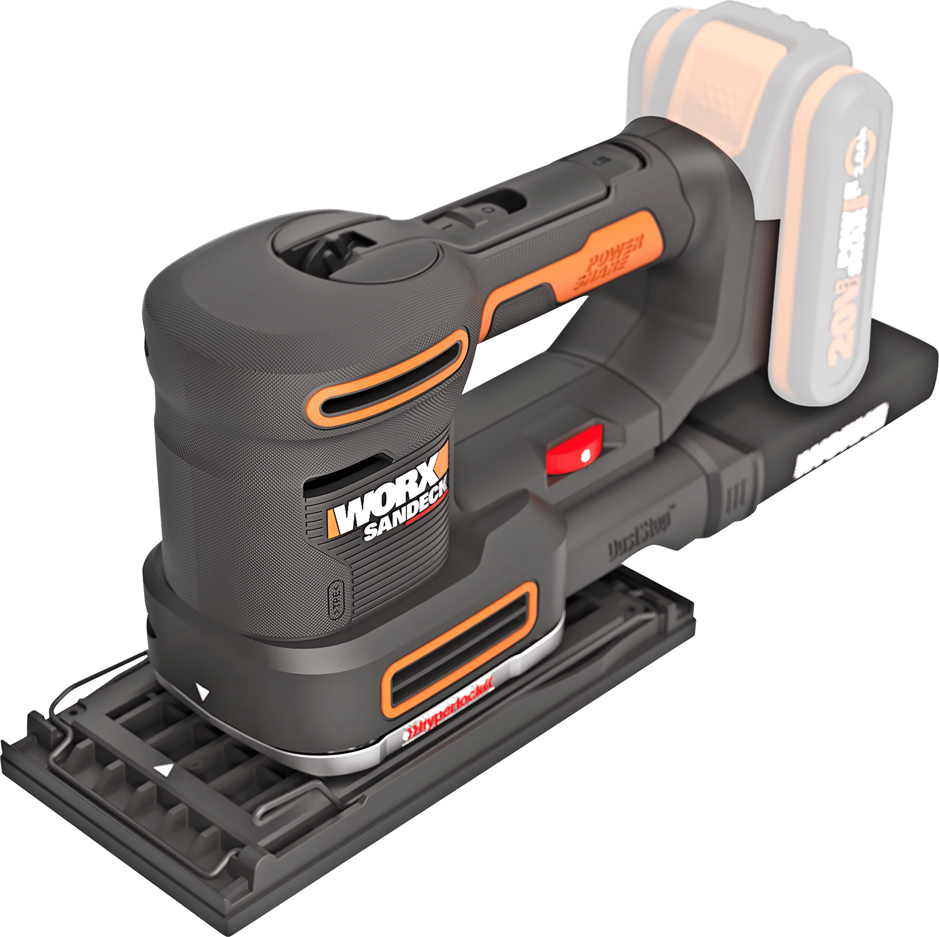 2216543 WORX 20V MULTISLIBER 5 I 1 WX820.9 UDEN BATTERI OG LADER