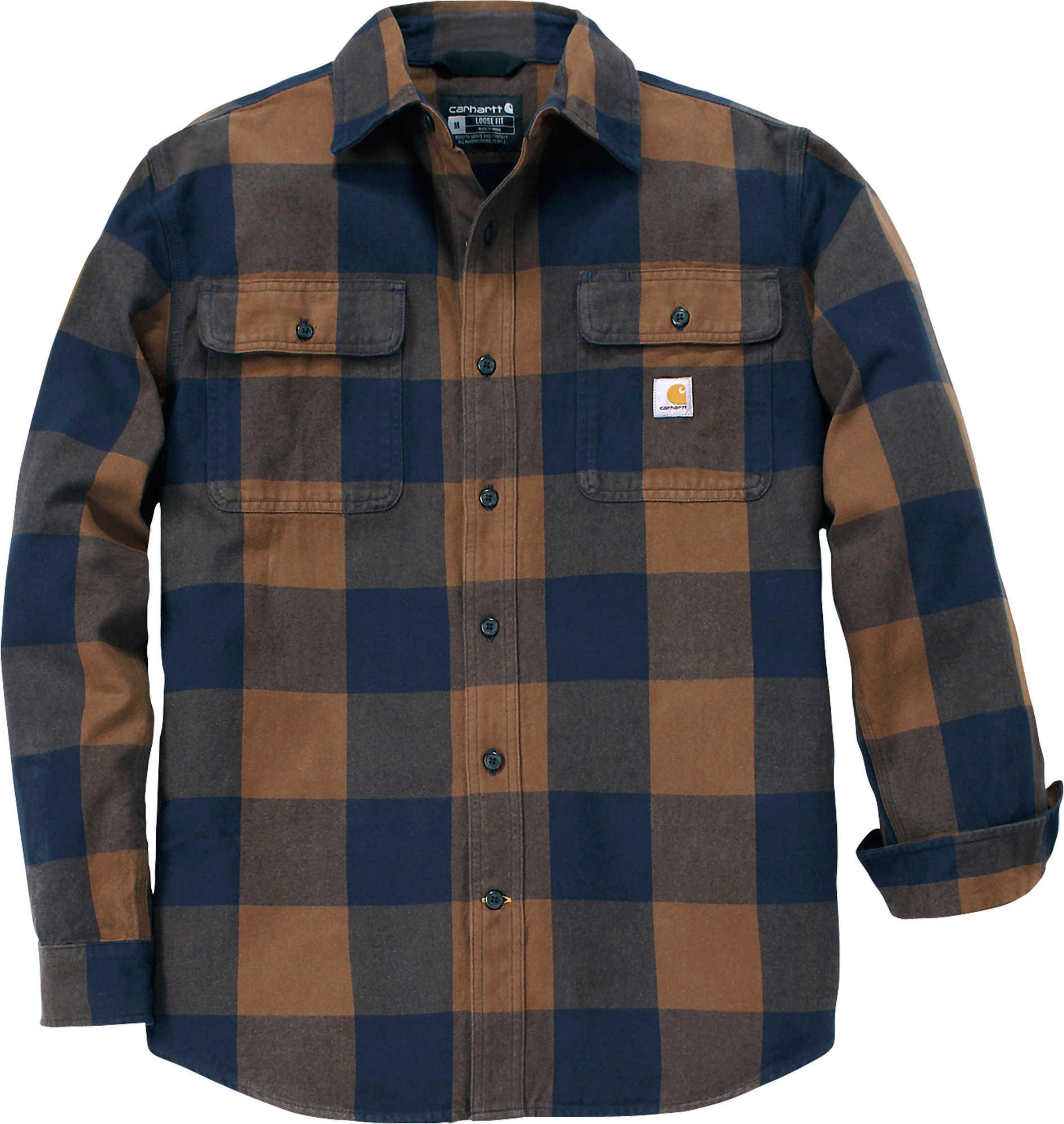 2499588 CARHARTT FLANNEL SKJORTE XL RØDTERNET 1