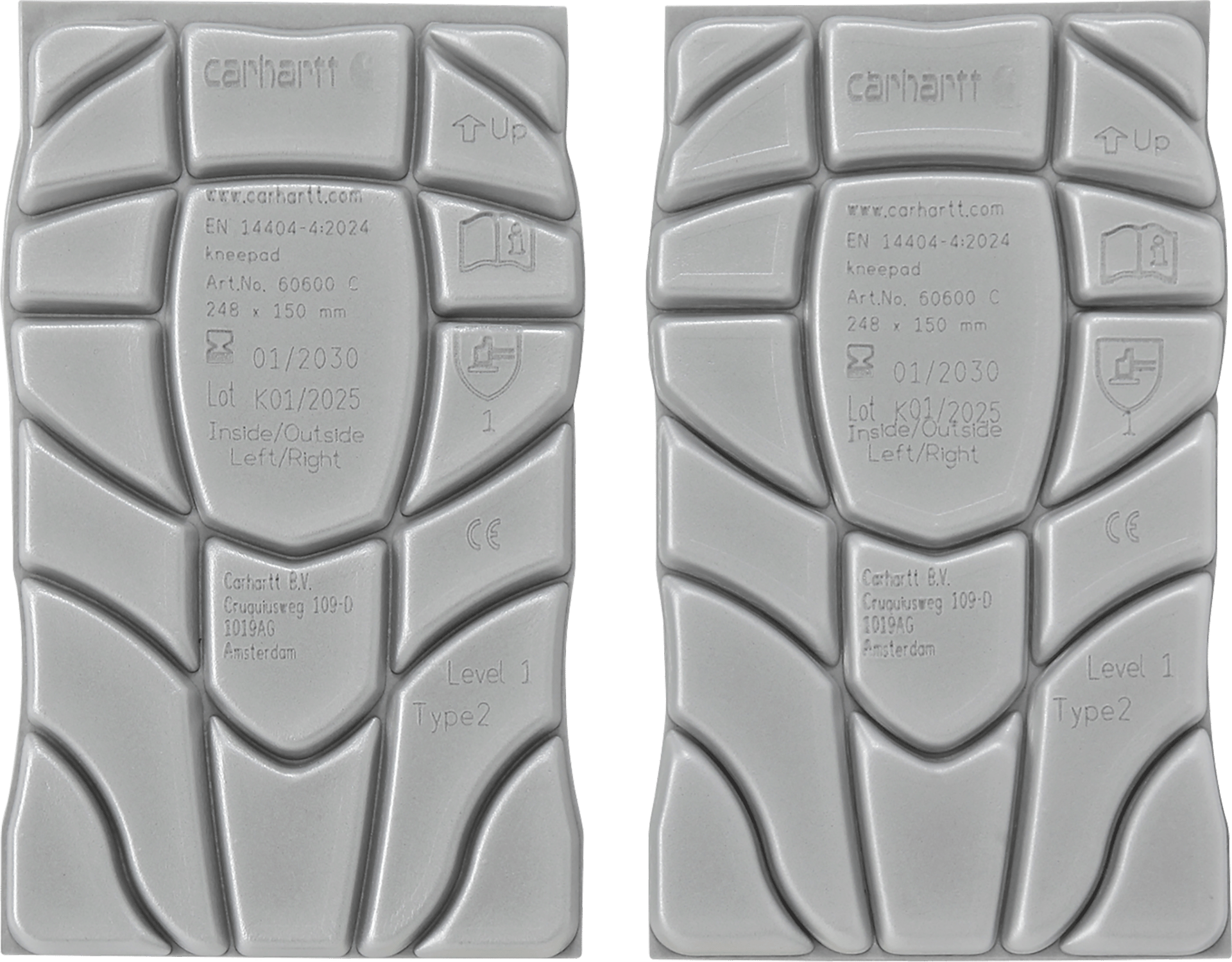 2501692 CARHARTT KNÆPUDE GRÅ 1