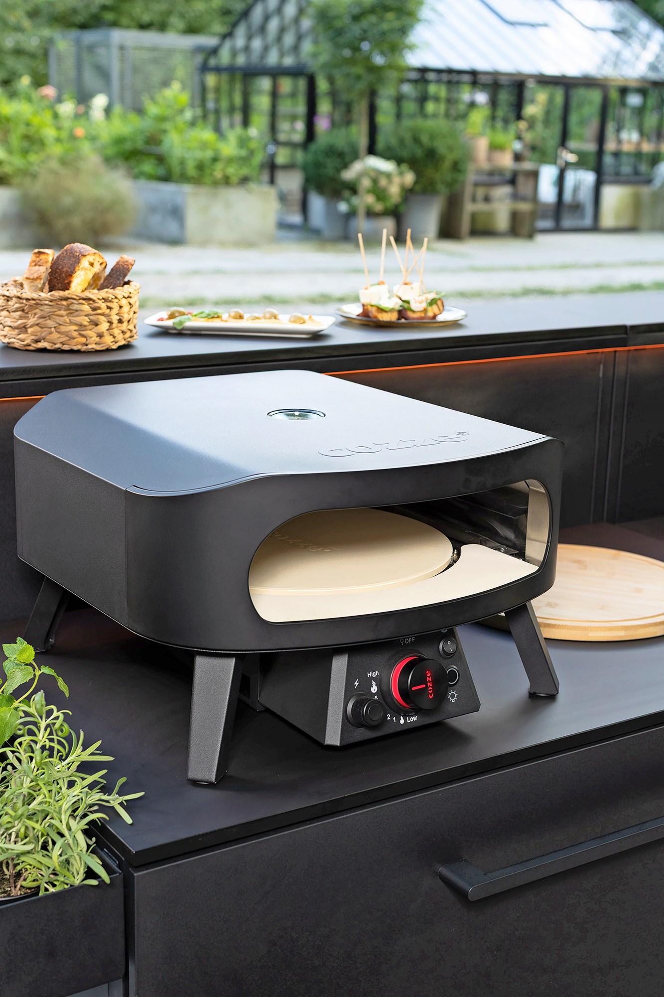 2526345 COZZE PIZZAOVN 13 GAS ROTATE 30MBAR BLACK EDITION 3