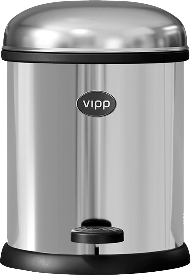 9147801 VIPP12 PEDALSPAND 3L RUSTFRIT STÅL 1