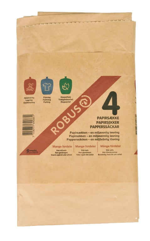 1323183 ABENA PAPIRSÆK 110 L BRUN 70X95CM