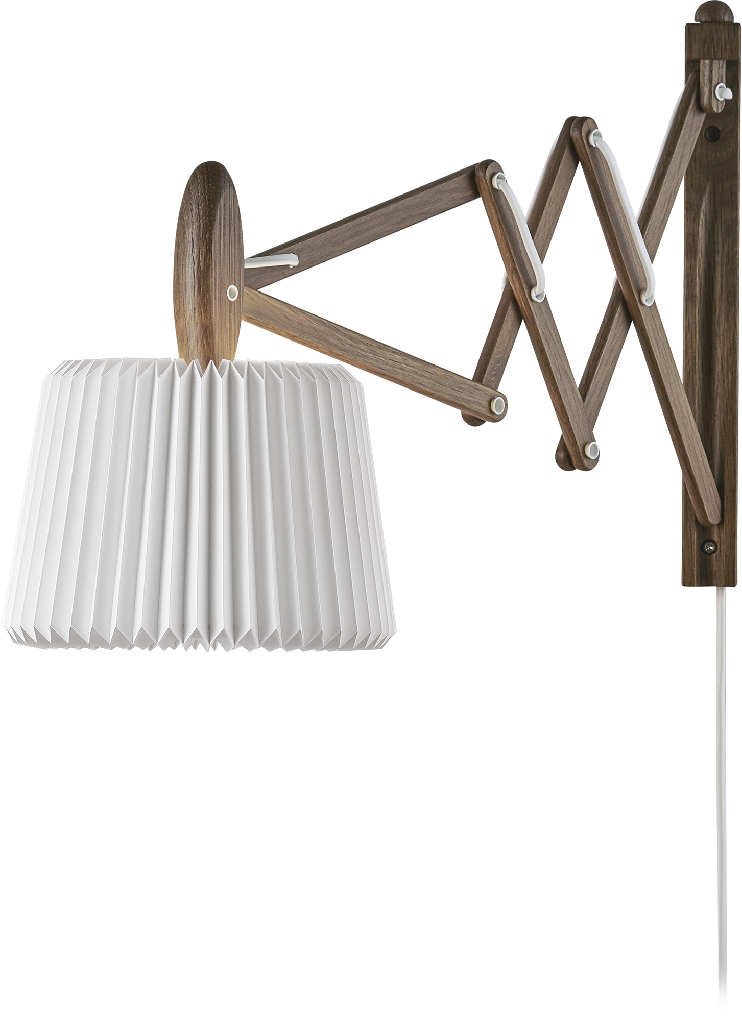 9140076 Leklint223 Sax Wall Lamp Smokedoak Lampshade120 Packshot