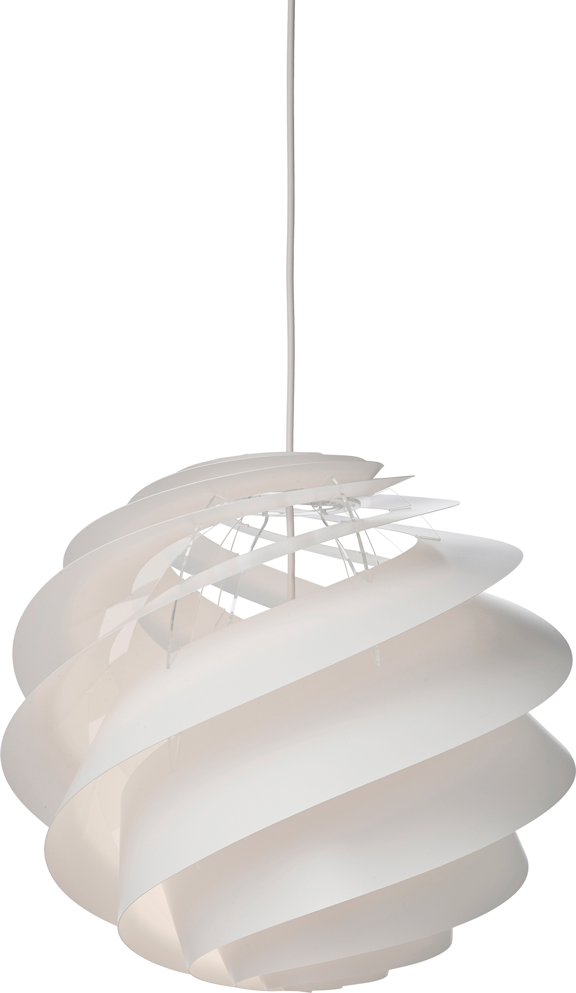 9110962 Leklint1313 Swirl 3 Pendant Medium White Packshot2
