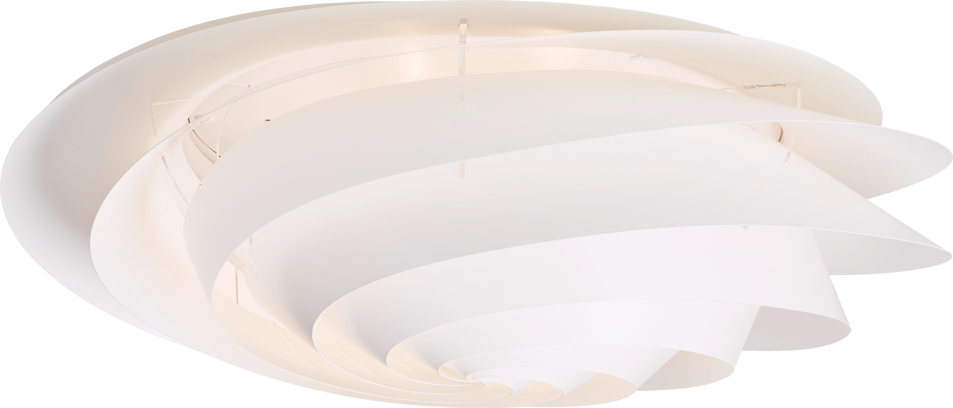 9110960 Leklint1320 Swirl Celling Wall Lamp Medium White Packshot2