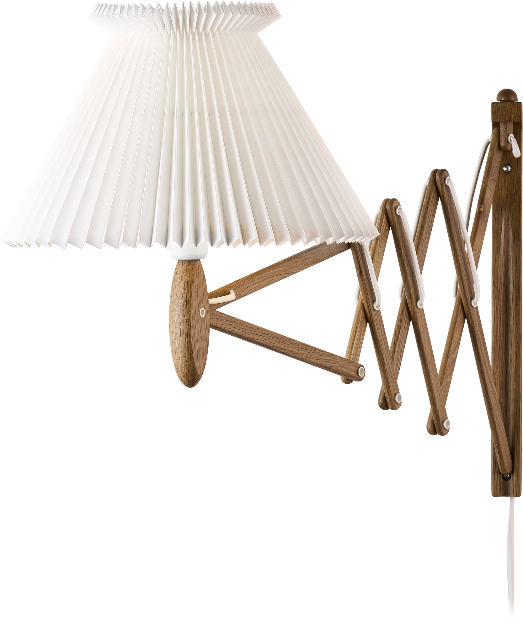 9144549 Leklint234 Sax Wall Lamp Smokedoak Lampshade6 21Cm Paper Packshot1