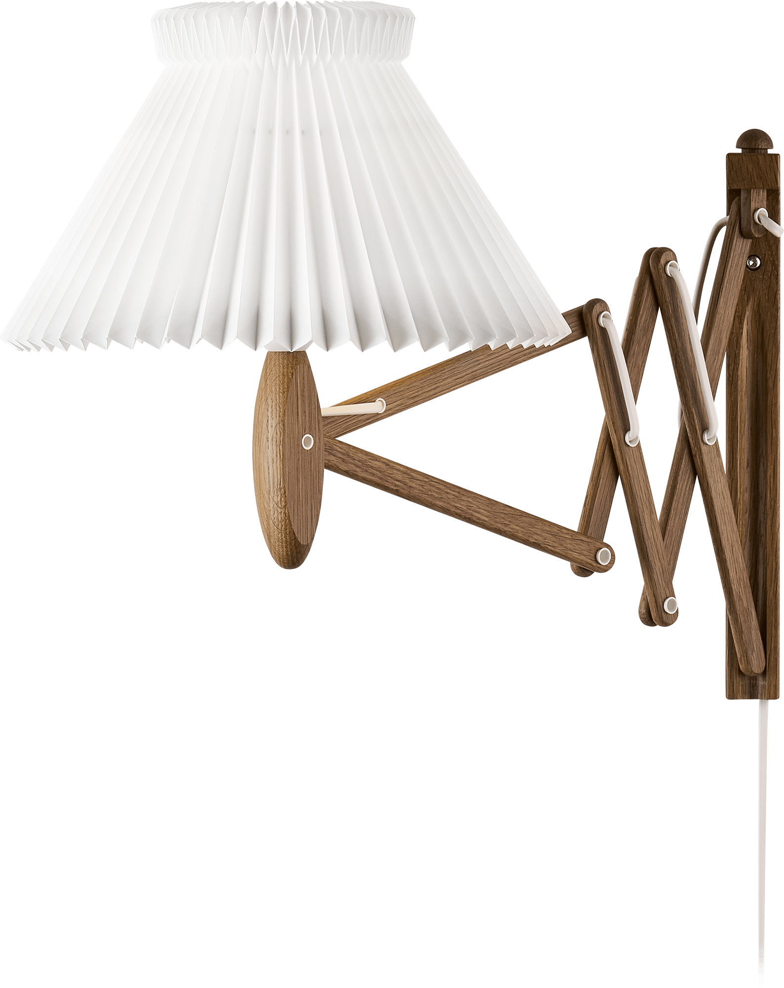 9144525 Leklint224 Sax Wall Lamp Smokedoak Lampshade1 17Cm Packshot1
