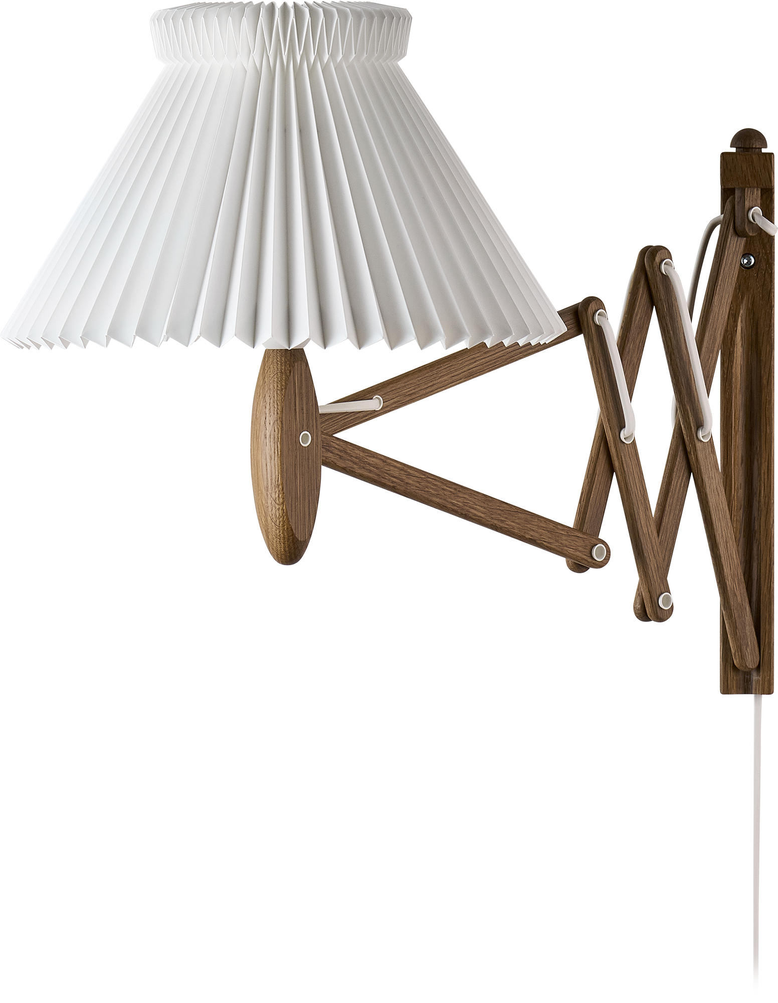 9144525 Leklint224 Sax Wall Lamp Smokedoak Lampshade1 17Cm Packshot