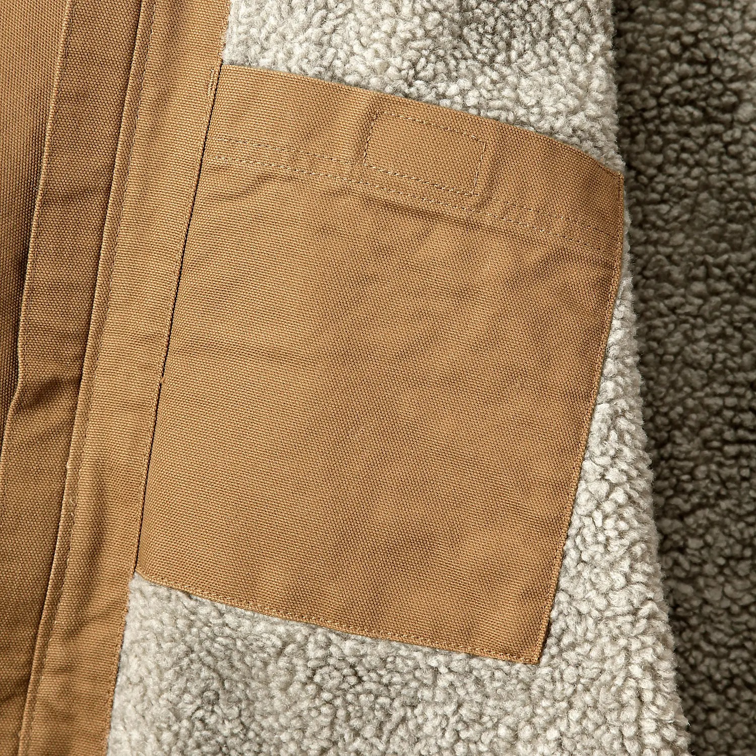 2405619 CARHARTT JAKKE BRUN 2XL WASHED DUCK SHERPA LINED 5