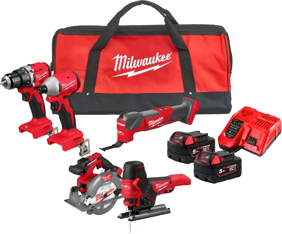 2437146 MILWAUKEE 18V POWERPACK M18 BLCPP5A 502B