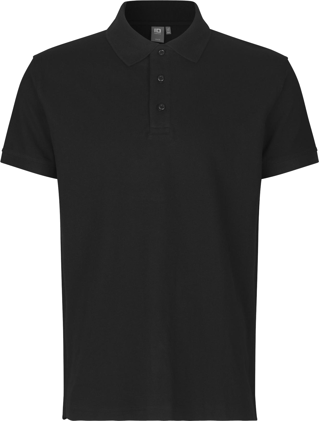 1848892 ID POLOSHIRT STRETCH HERRE SORT 1
