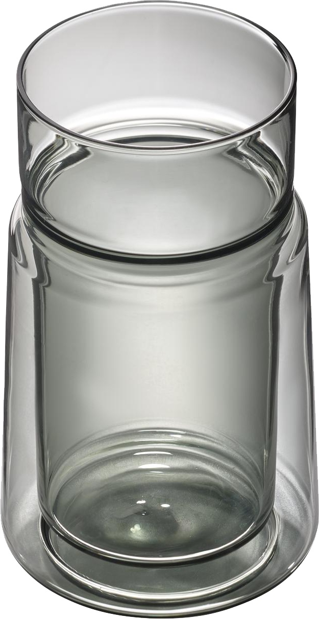 9148454 JACOB JENSEN LARGE GLAS 33CL DOBBELTVÆGGET SORT 2