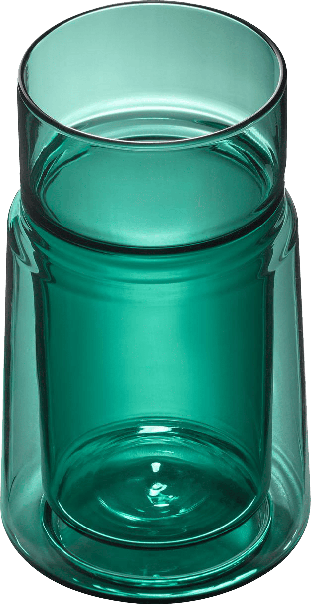 9148455 JACOB JENSEN LARGE GLAS 33CL DOBBELTVÆGGET GRØN 2