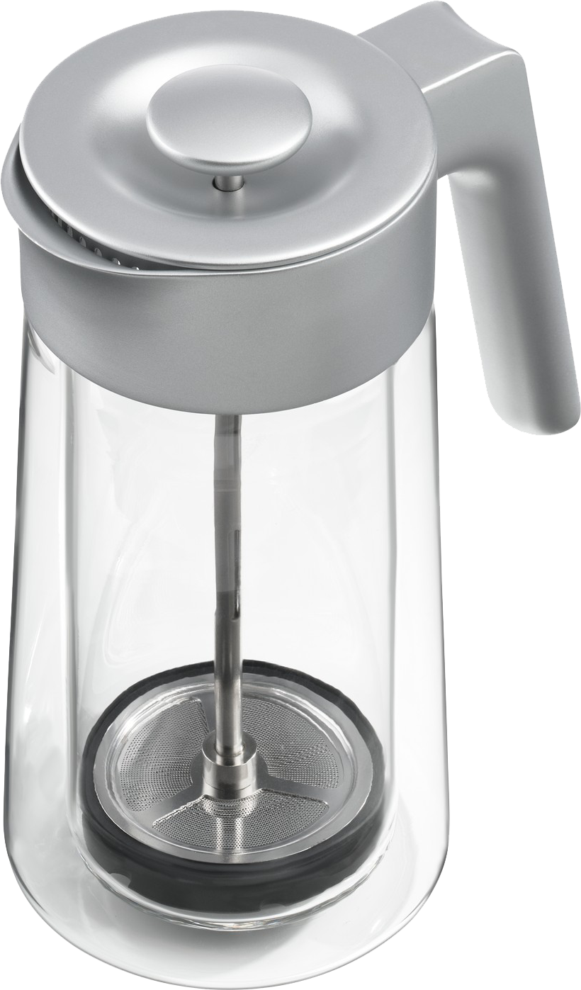 9148448 JACOB JENSEN STEMPELKANDE MED COFFEECATCHER 0,8L SILVER 1