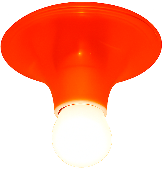 9145853 ARTEMIDE TETI VÆG LOFTLAMPE ORANGE 1