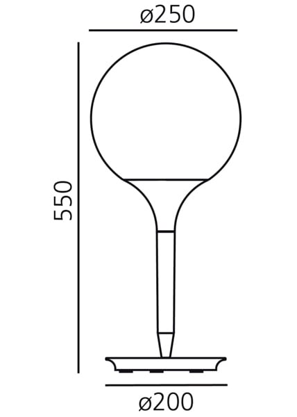 9051496 ARTEMIDE CASTORE 25 BORDLAMPE HVID 3