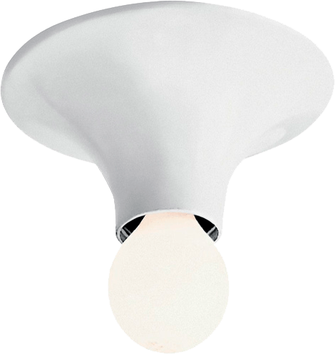 9041563 ARTEMIDE TETI VÆGLAMPE HVID DESIGN VICO MAGISTRETTI 1