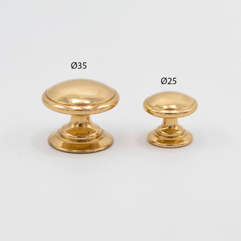9144643 BESLAG DESIGN KNOP 24466 MESSING 2