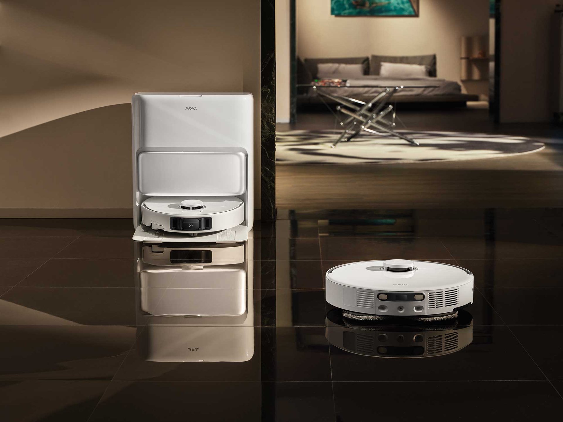9148620 MOVA ROBOTSTØVSUGER P50 PRO ULTRA HVID 12