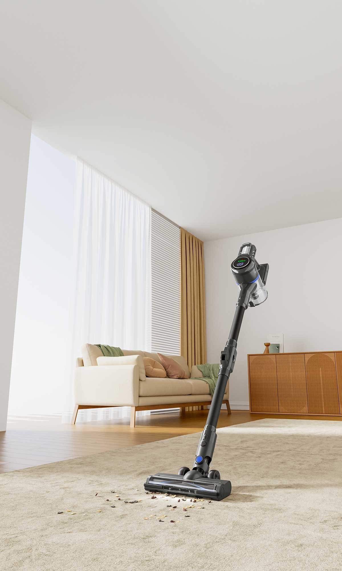 9148627 MOVA TRÅDLØS STØVSUGER J30 SORT 1