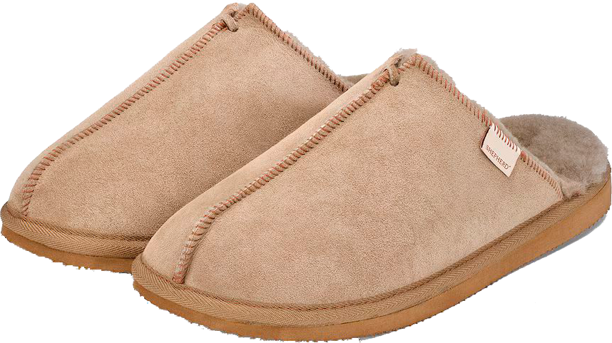 9148983 SHEPHERD HUGO SLIPPERS FÅRESKIND STONE 2