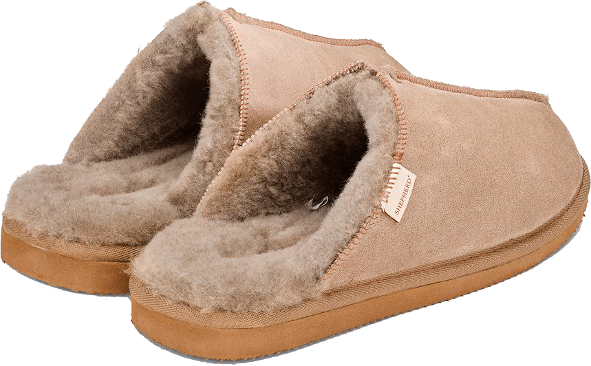 9148983 SHEPHERD HUGO SLIPPERS FÅRESKIND STONE 3