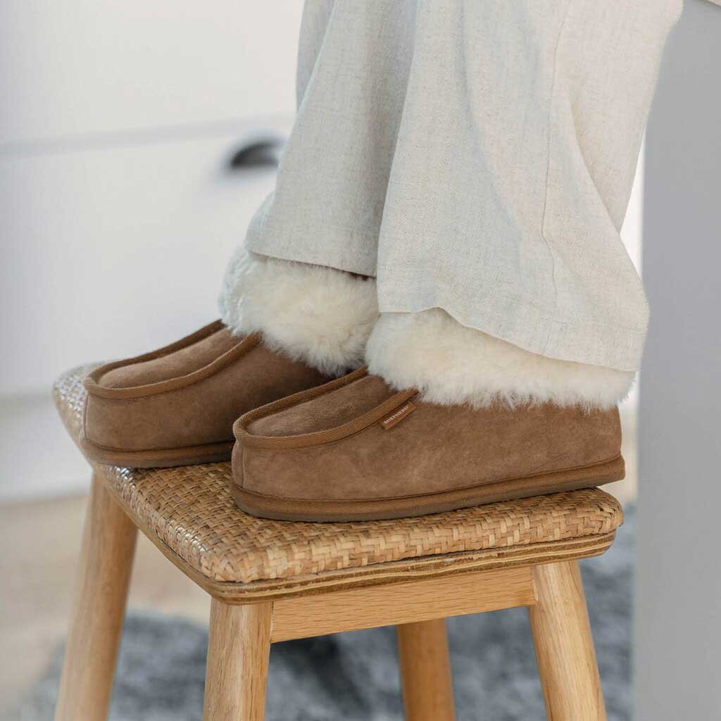 9149029 SHEPHERD LENA SLIPPERS 42 FÅRESKIND KASTANJE 5