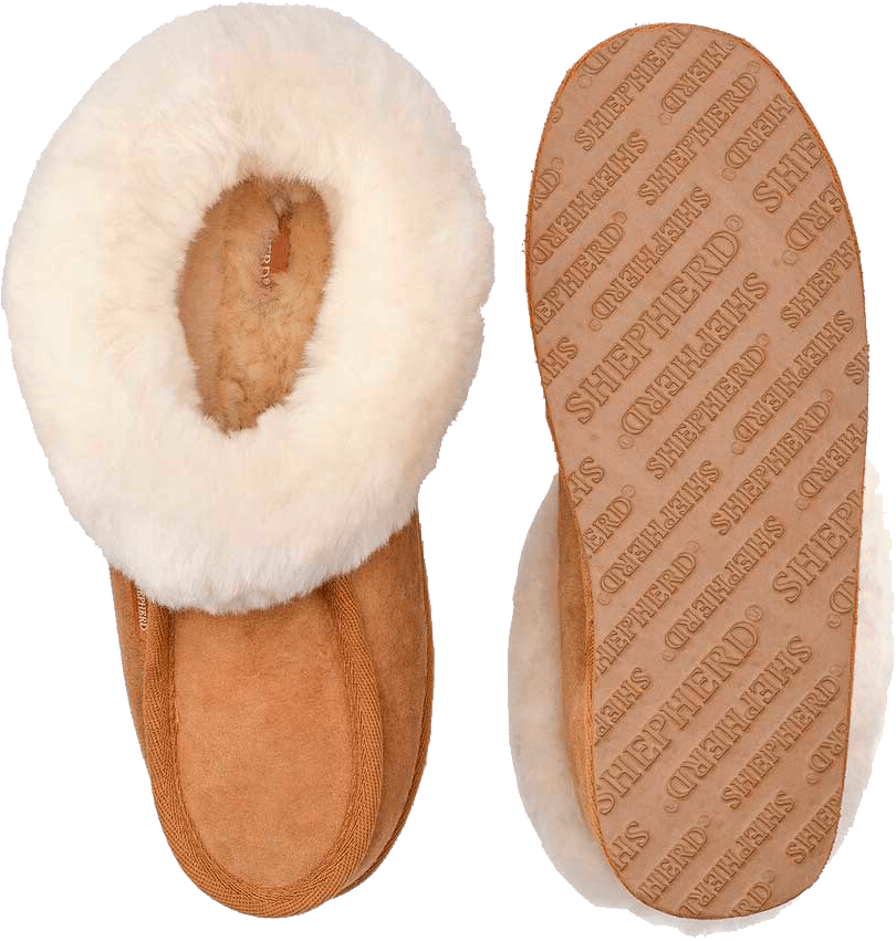 9149029 SHEPHERD LENA SLIPPERS 42 FÅRESKIND KASTANJE 4