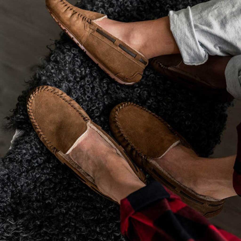 9149002 SHEPHERD STEFFO SLIPPERS RUSKIND FÅRESKIND KASTANJE 5