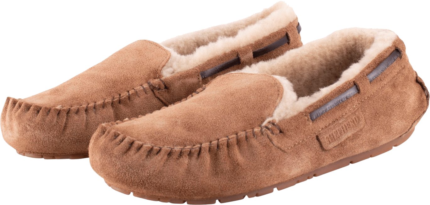 9149002 SHEPHERD STEFFO SLIPPERS RUSKIND FÅRESKIND KASTANJE 1