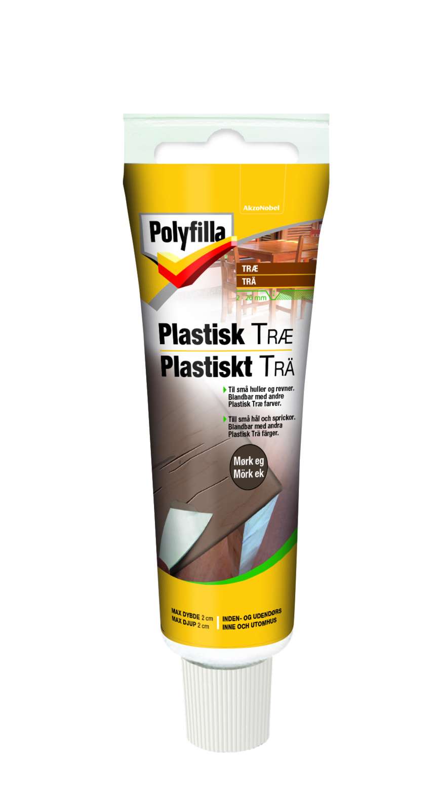 1381512 POLYFILLA PLASTISK TRÆ MØRK EG