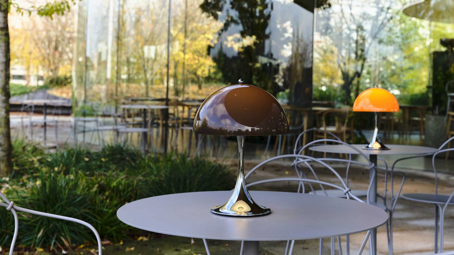 9149339 PANTHELLA 250 PORTABLE LAMPE OPAL BRUN 4