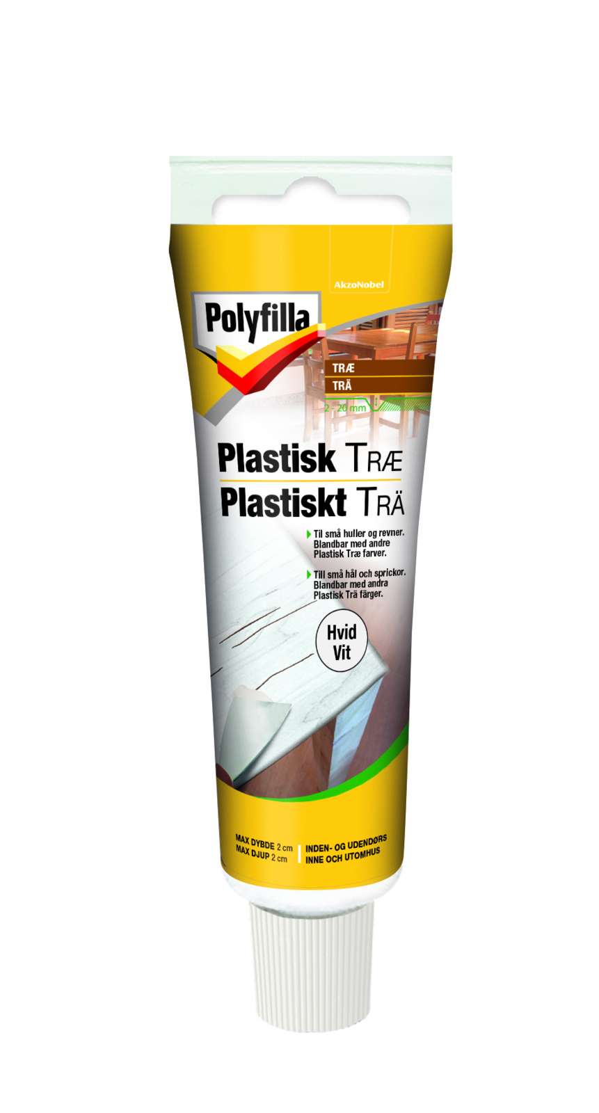 1381514 POLYFILLA PLASTISK TRÆ HVID